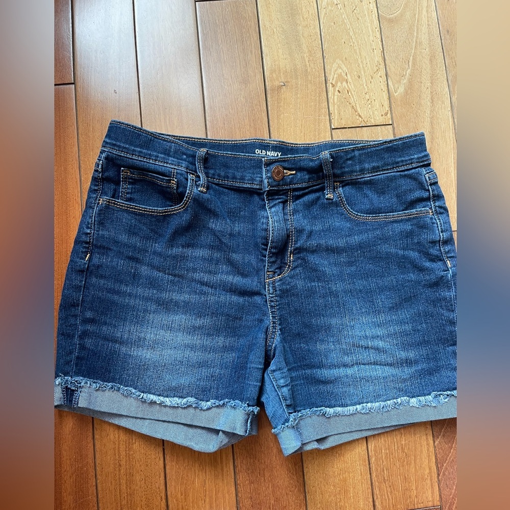 Girls Old Navy Size 18 Denim Short Measurements